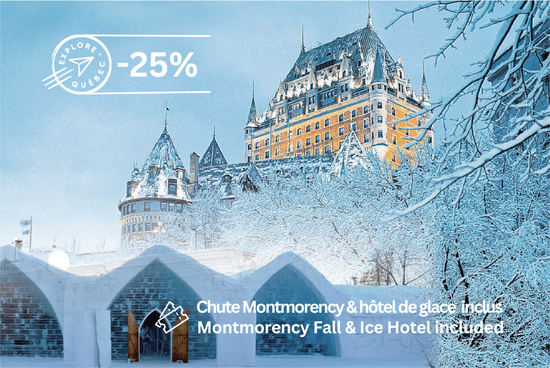 Quebec City & Ice Hotel & Valcartier 2 Days