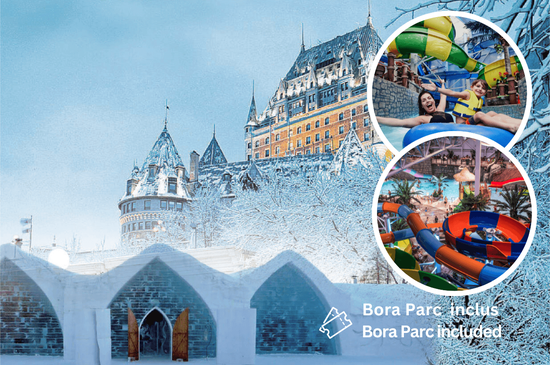 Quebec City & Ice Hotel & Valcartier 2 Days