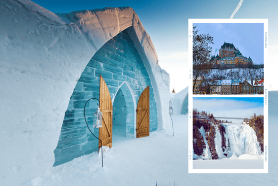 Ville de Québec & Hôtel de glace 1 Jour