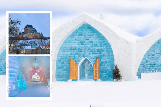 Ville de Québec & Hôtel de glace 1 Jour